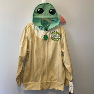Boys' Kids Star Wars: The Mandalorian Grogu Cosplay Jacket Size Small‎